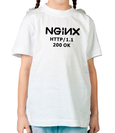 Детская футболка Nginx 200 OK