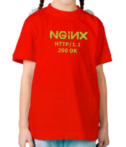 Детская футболка Nginx 200 OK фото