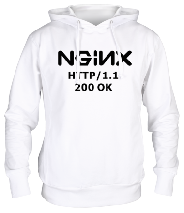 Толстовка худи Nginx 200 OK