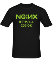 Мужская футболка Nginx 200 OK фото