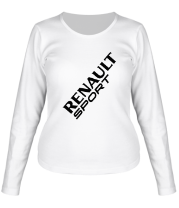 Женская футболка длинный рукав Renault sport фото