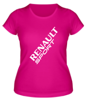Женская футболка Renault sport фото