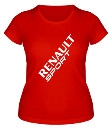 Женская футболка Renault sport