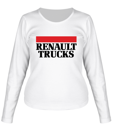 Женская футболка длинный рукав Renault Trucks