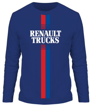 Мужская футболка длинный рукав Renault Trucks (line)