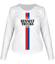 Женская футболка длинный рукав Renault Trucks (line)