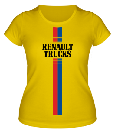 Женская футболка Renault Trucks (line)