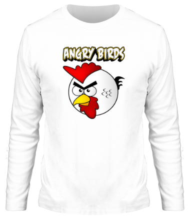 Мужская футболка длинный рукав Angry birds