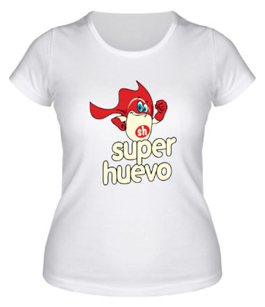 Женская футболка Super Huevo