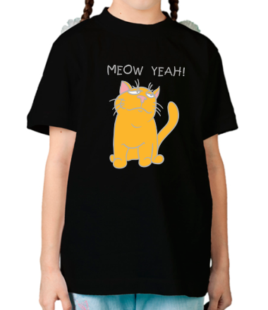Детская футболка Meow yeah!