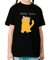 Детская футболка Meow yeah! фото