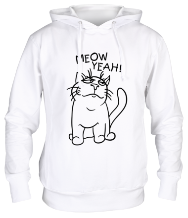 Толстовка худи Meow yeah!