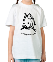 Детская футболка Fishing feeder фото