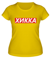 Женская футболка Хикка фото