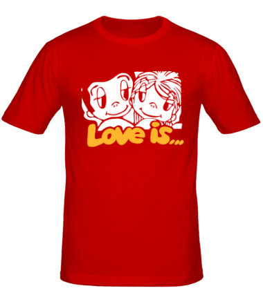 Мужская футболка Love is