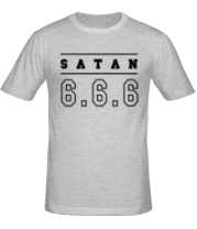 Мужская футболка Satan 666 фото