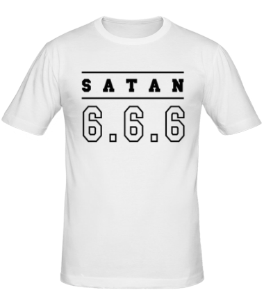 Мужская футболка Satan 666