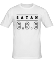 Мужская футболка Satan 666 фото