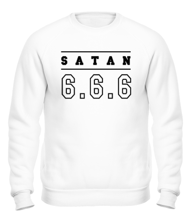 Толстовка без капюшона Satan 666