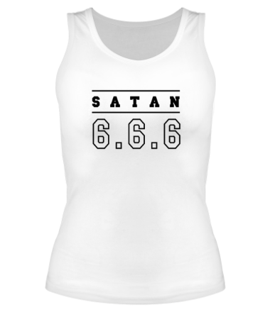 Женская майка борцовка Satan 666