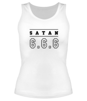 Женская майка борцовка Satan 666 фото