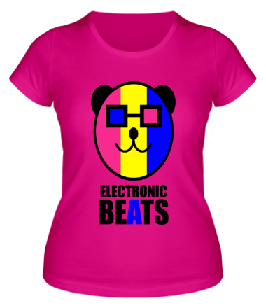 Женская футболка Electronic beats