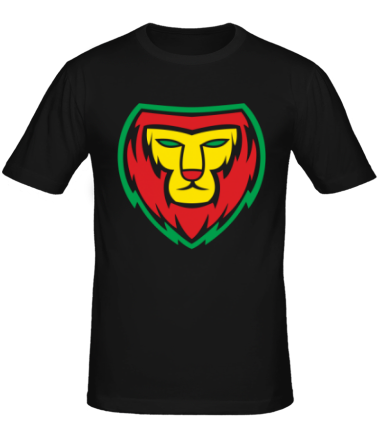 Мужская футболка Lion red yellow green