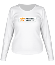Женская футболка длинный рукав fnatic team фото