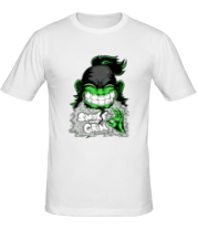 Мужская футболка Smoke and green фото