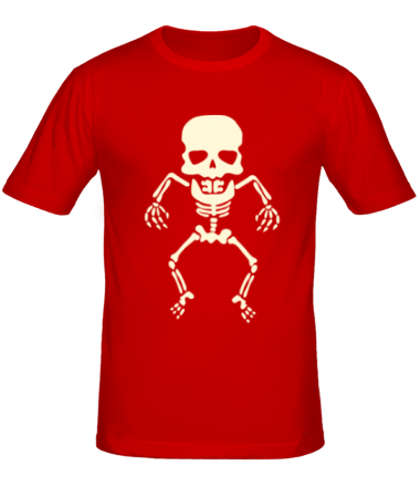 Мужская футболка  Скелет