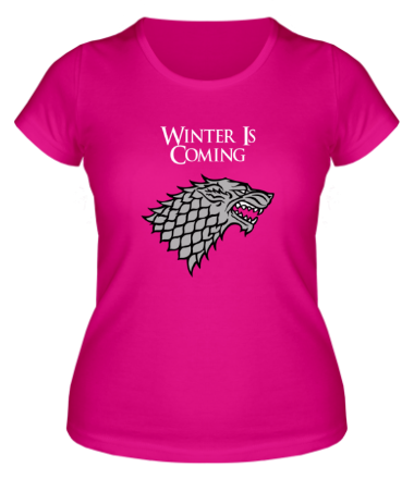 Женская футболка Winter is coming