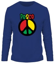 Мужская футболка длинный рукав Peace фото