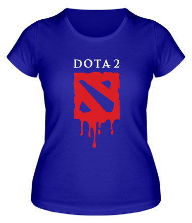 Женская футболка Blooded Dota 2