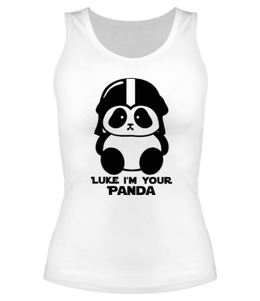 Женская майка борцовка Luke im your panda