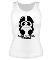 Женская майка борцовка Luke im your panda фото