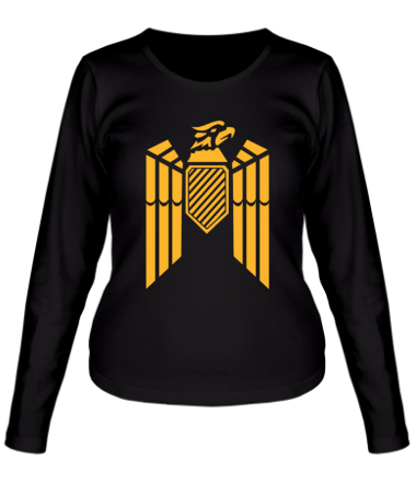 Женская футболка длинный рукав Немецкий гербовый орел