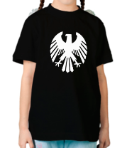 Детская футболка Немецкий средневековый рисунок орла фото
