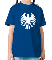 Детская футболка Немецкий средневековый рисунок орла фото