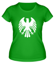 Женская футболка Немецкий средневековый рисунок орла фото
