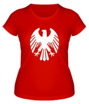 Женская футболка Немецкий средневековый рисунок орла фото