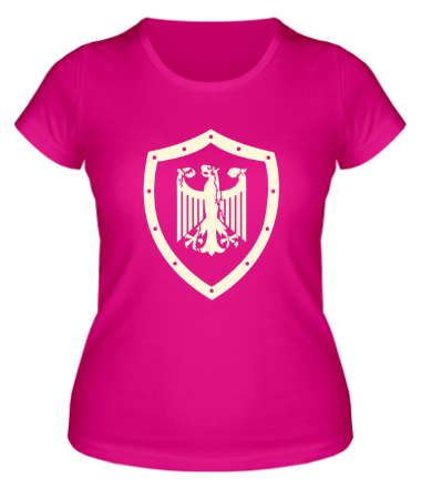Женская футболка Гербовый орел (свет)