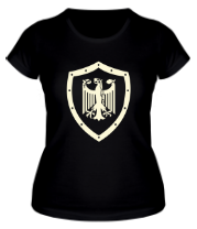 Женская футболка Гербовый орел (свет) фото