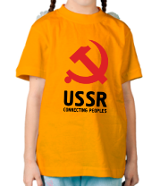 Детская футболка USSR - Connecting Peoples фото
