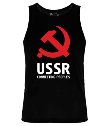 Мужская майка USSR - Connecting Peoples