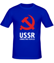 Мужская футболка USSR - Connecting Peoples фото