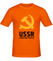 Мужская футболка USSR - Connecting Peoples фото