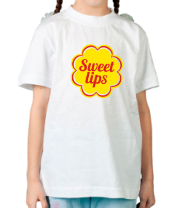 Детская футболка Sweet lips фото