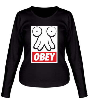Женская футболка длинный рукав Obey