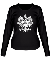 Женская футболка длинный рукав Имперский орел фото