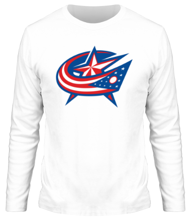 Мужская футболка длинный рукав HC Columbus Blue Jackets Alternative